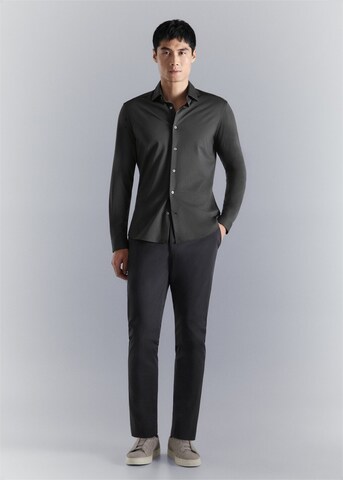 MANGO MAN Regular Fit Hemd 'Adana' in Grau