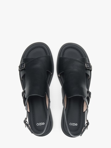 Estro Sandaal '225509' in Zwart