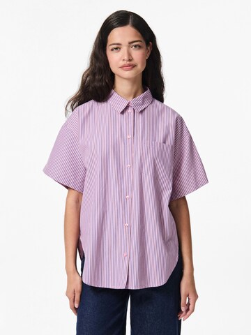 PIECES Bluse 'PCFEMME' i pink: forside