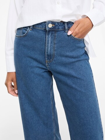 VILA Wide leg Jeans 'VIMalika' in Blauw
