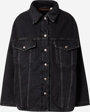 LEVI'S ® Tussenjas 'Fly Trucker' in Zwart: voorkant