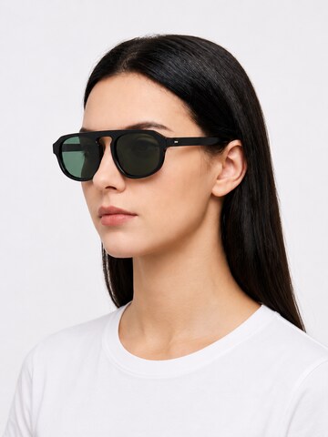 VEYREY Sunglasses 'Pilotenbrille Sonnenbrillen Strugic' in Black