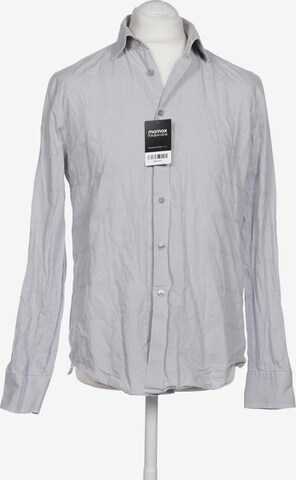 Calvin Klein Button Up Shirt in L in Grey: front
