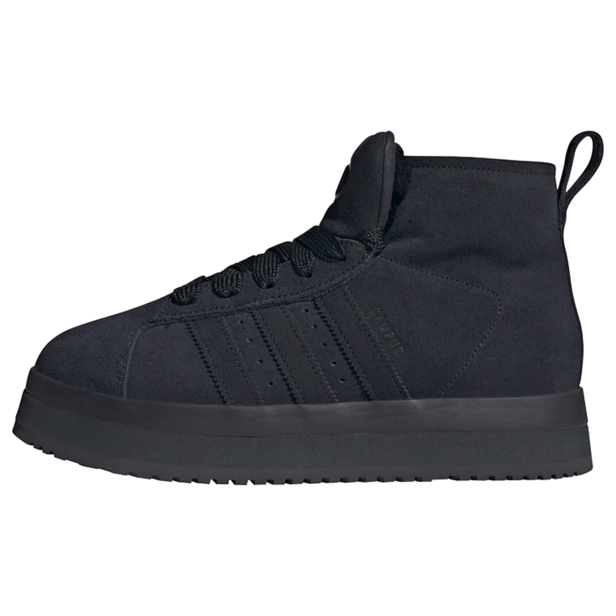 ADIDAS ORIGINALS Schnürstiefelette 'Campus 00er' in Schwarz: Vorderseite