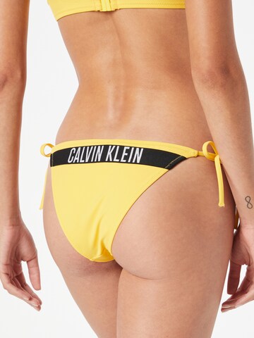 geltona Calvin Klein Swimwear Bikinio kelnaitės