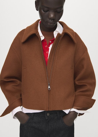 MANGO Between-Season Jacket in Brown