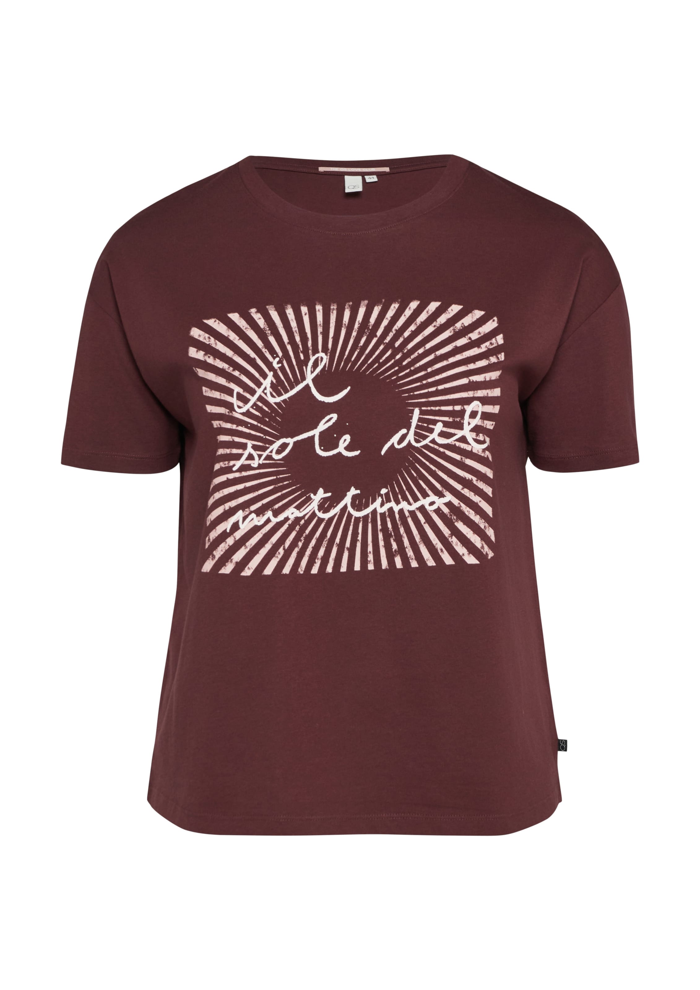 QS T-Shirt in Rot: Vorderseite