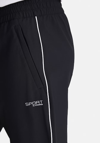 Stooker Men Tapered Workout Pants 'LUKE' in Black