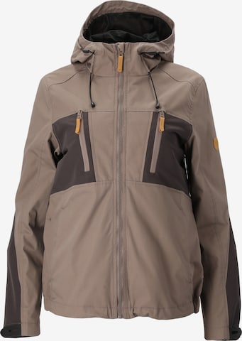 Whistler Outdoor jacket 'IRA' in Brown: front
