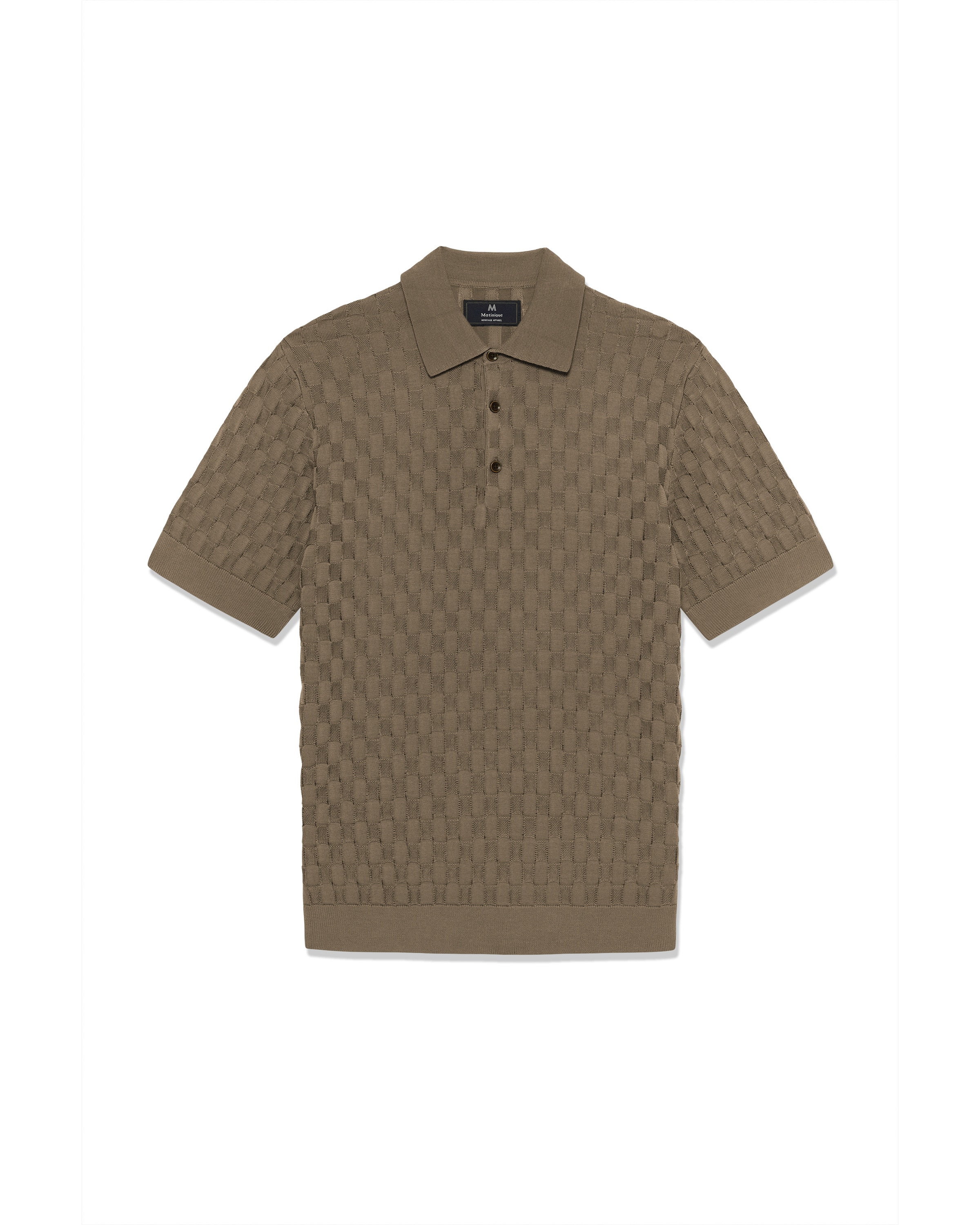 Matinique Sweater ' Heritage ' in Brown: front