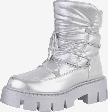Ital-Design Snowboots in Silber: Vorderseite