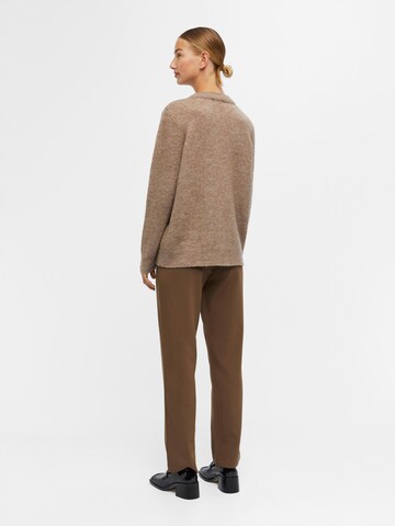 OBJECT Sweater 'Ellie' in Brown