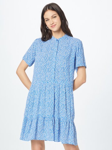 mbym - Vestido camisero 'Lecia' en azul: frente