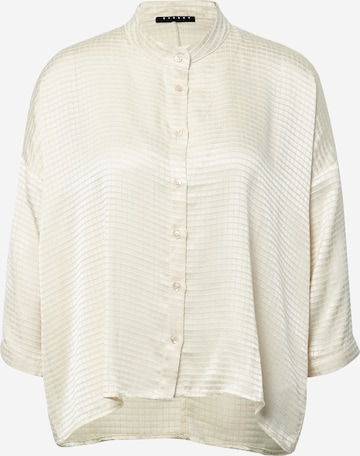 Camicia da donna di Sisley in beige: frontale