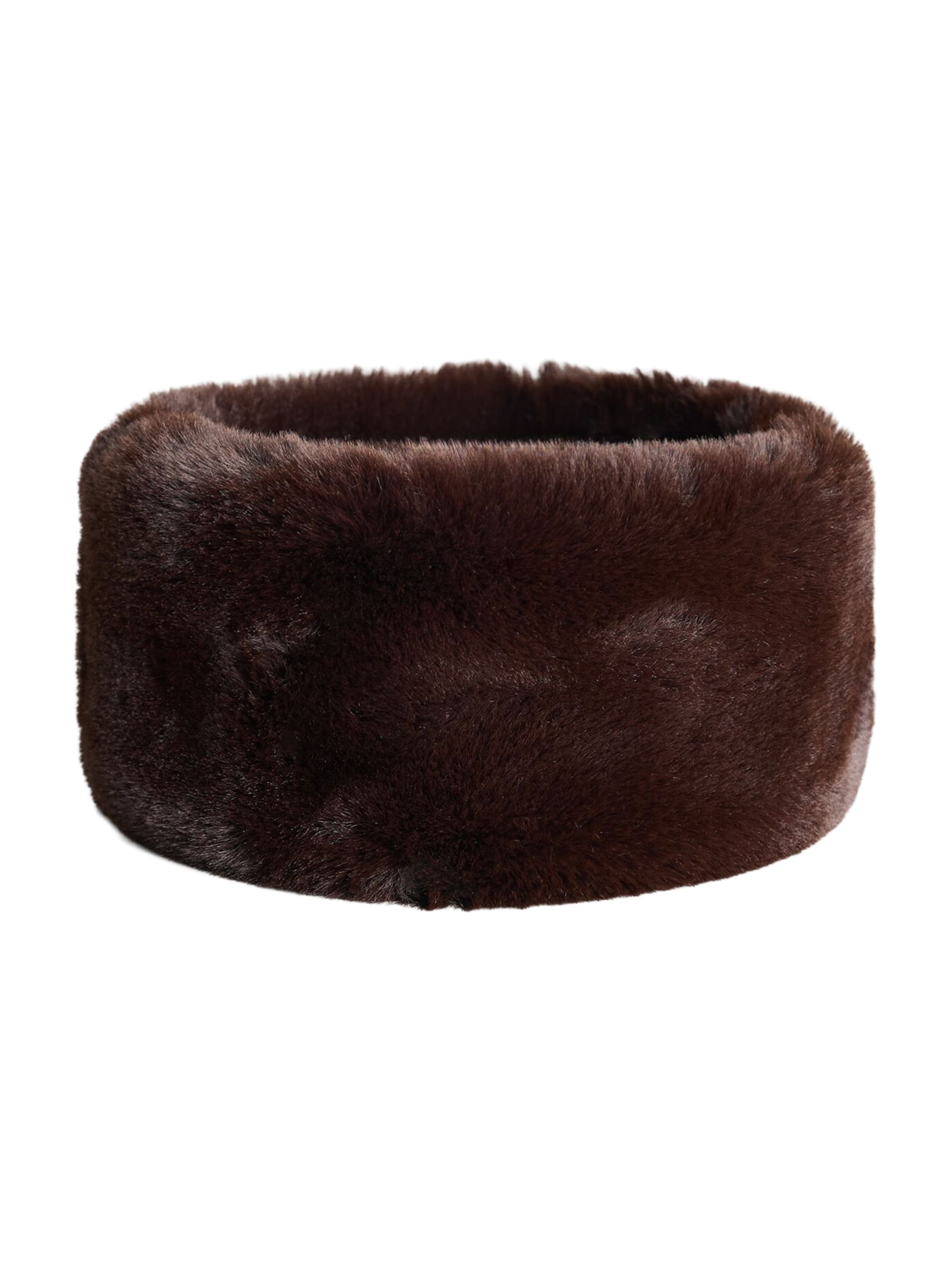 Bershka Лента за чело в кафяво: отпред