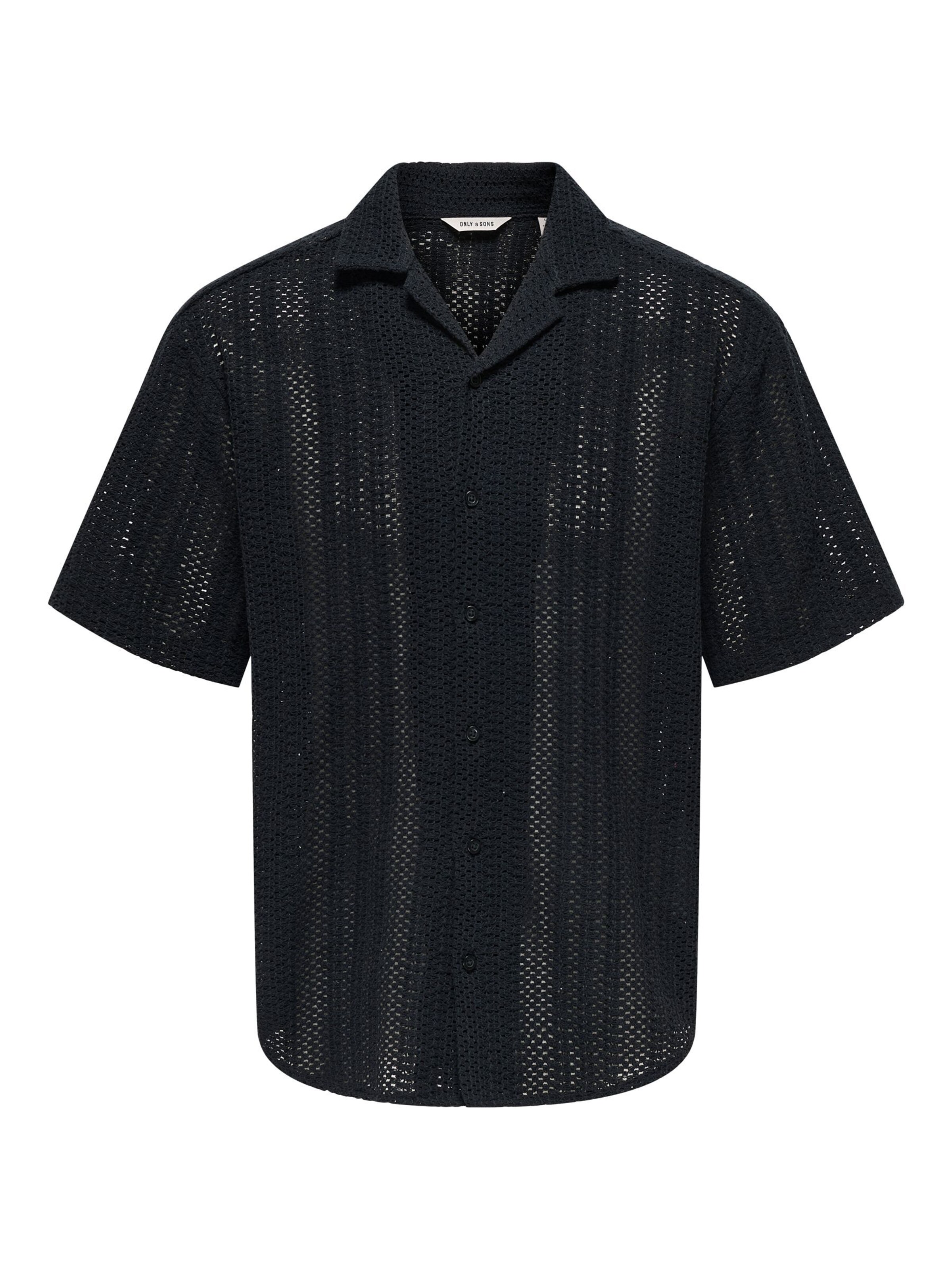 Chemise 'ONSDani' Only & Sons en noir : devant