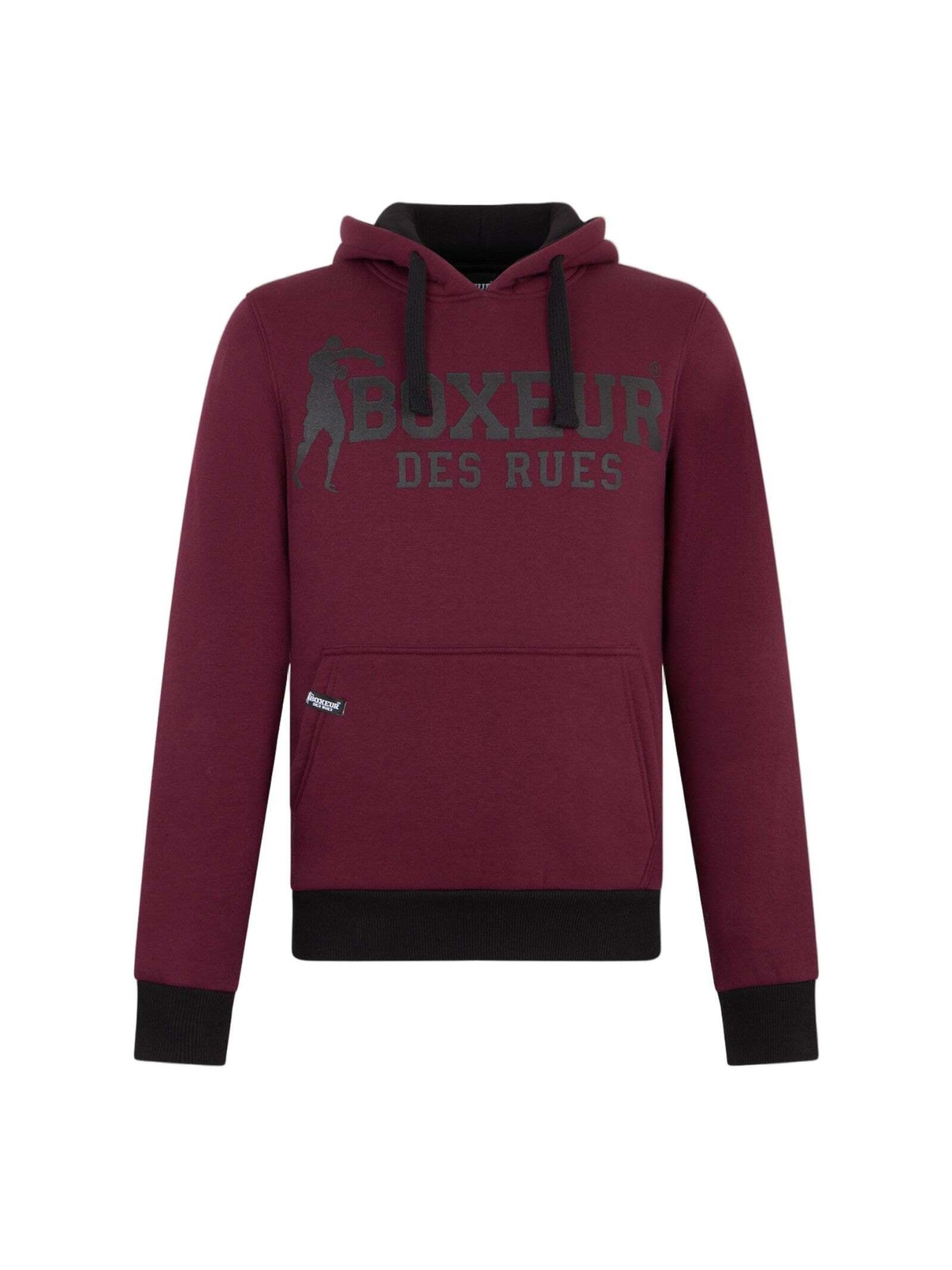 Boxeur des Rues Sweatshirt 'Hooded Sweatshirt' in Red