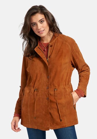 Emilia Lay Between-Seasons Parka in Brown: front