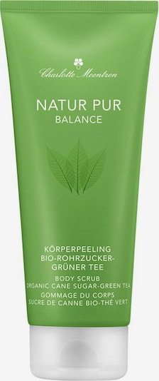 Charlotte Meentzen Bio-Rohrzucker-Grüner Tee Körperpeeling 'Natur Pur Balance' in hellgrün, Produktansicht