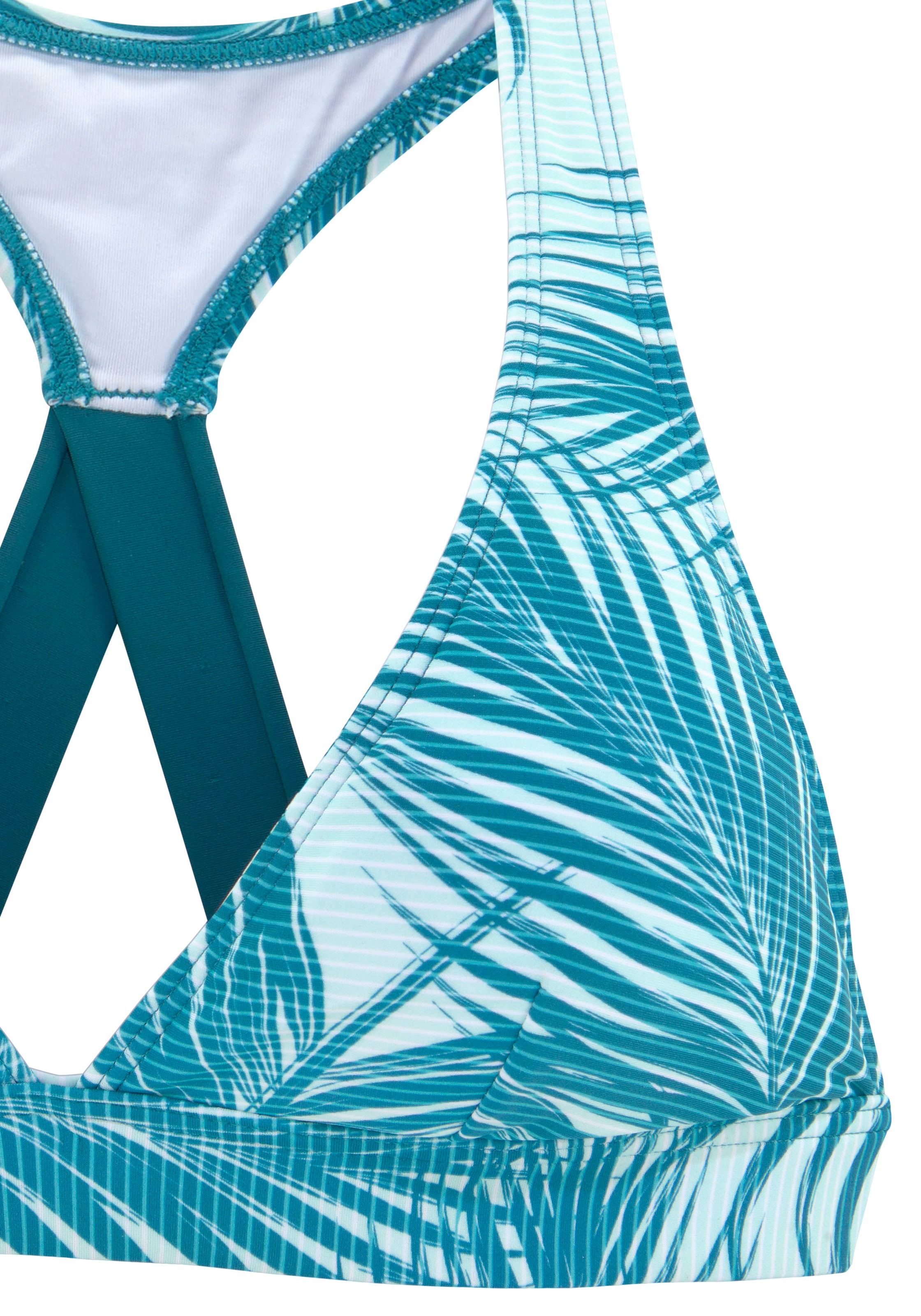 LASCANA ACTIVE Triangel Sportbikinitop in Blau