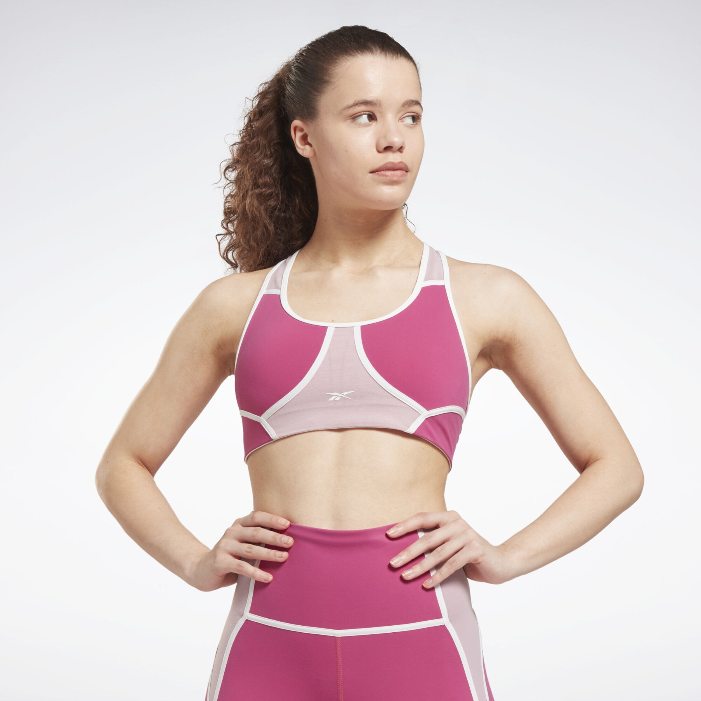 Frauen Sportbekleidung Reebok Sport Sport-BH in Lila - OR39364 Frauen Sportbekleidung Reebok Sport Sport-BH in Lila - OR39364