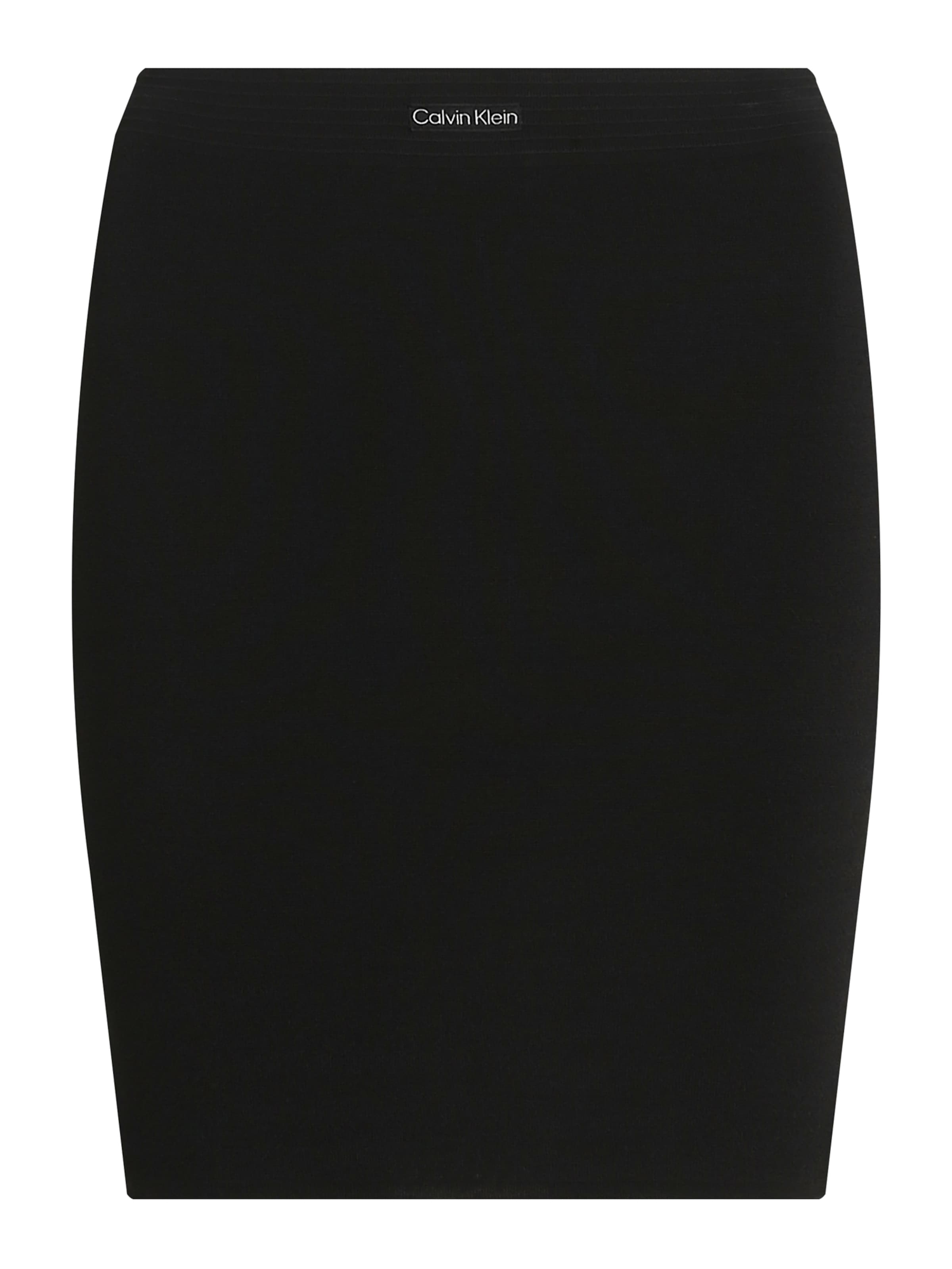 Calvin Klein Jeans Skirt in Black: front