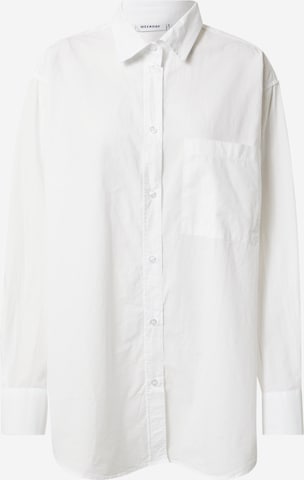 WEEKDAY Μπλούζα σε λευκό: μπροστά