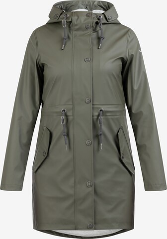 Usha Raincoat in Green: front