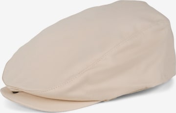 styleBREAKER Mütze 'Cabrio Cap einfarbig' in Beige: Vorderseite