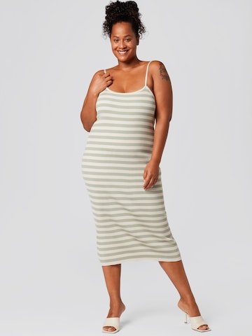 A LOT LESS Knitted dress 'Ria' in Beige