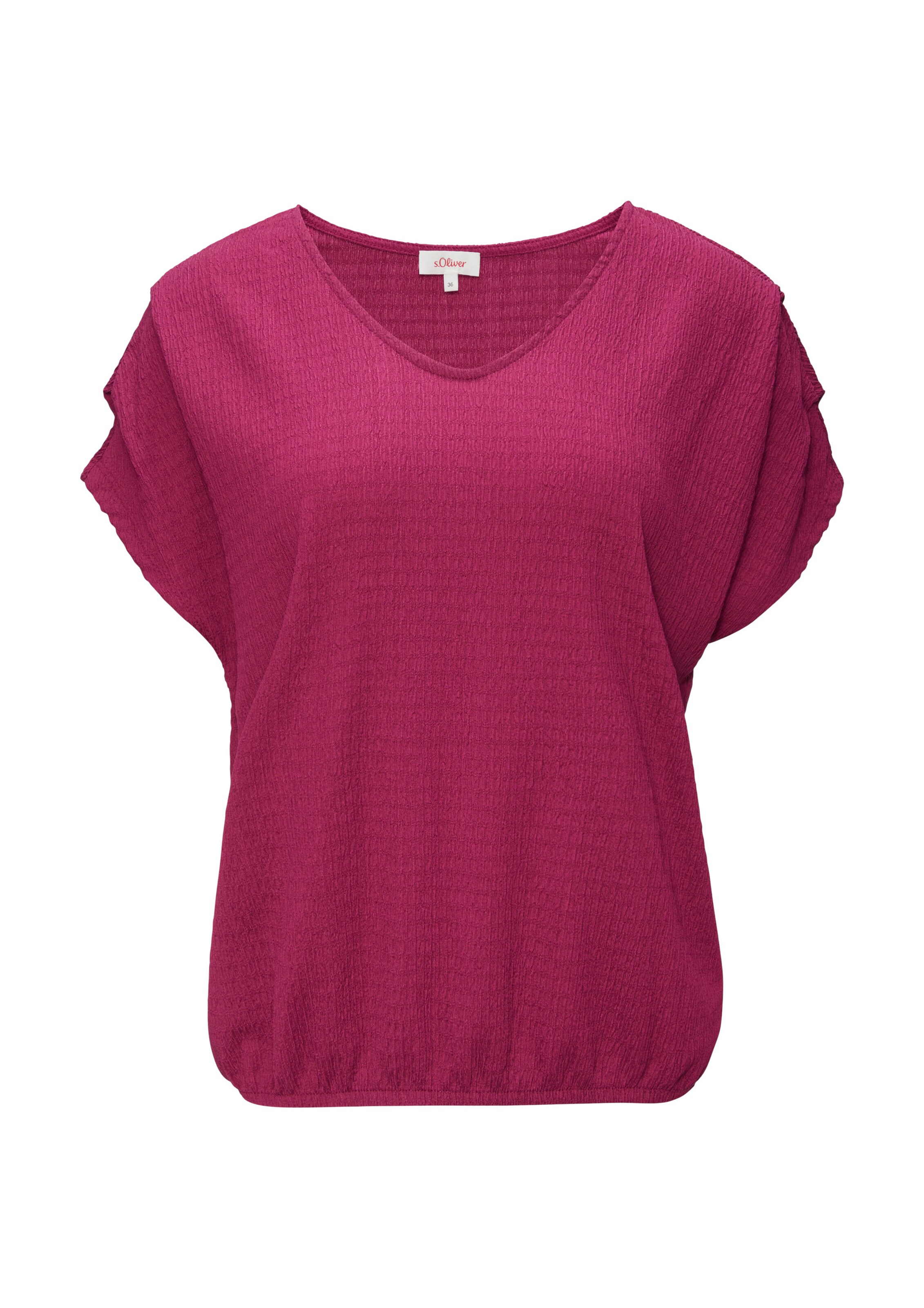 s.Oliver Shirt in Roze: voorkant