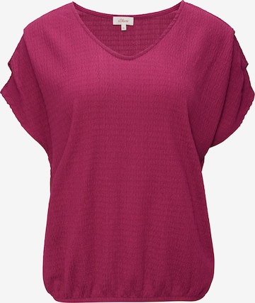 s.Oliver Shirt in Roze: voorkant