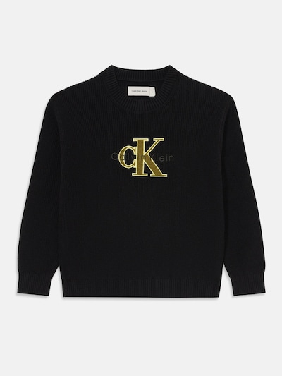 Calvin Klein Pull-over en 104 en kaki / olive / noir, Vue avec produit
