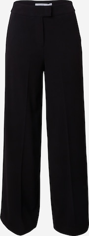 b.young Wide leg Trousers with creases 'DANTA' in Black: front