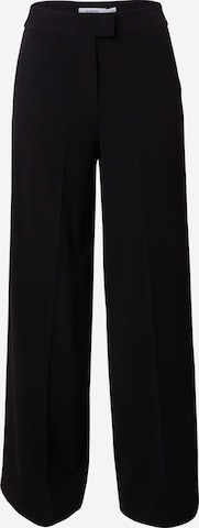b.young Wide leg Pleated Pants 'DANTA' in Black: front