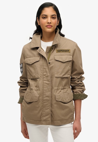 Superdry Between-season jacket 'M65' in Green: front