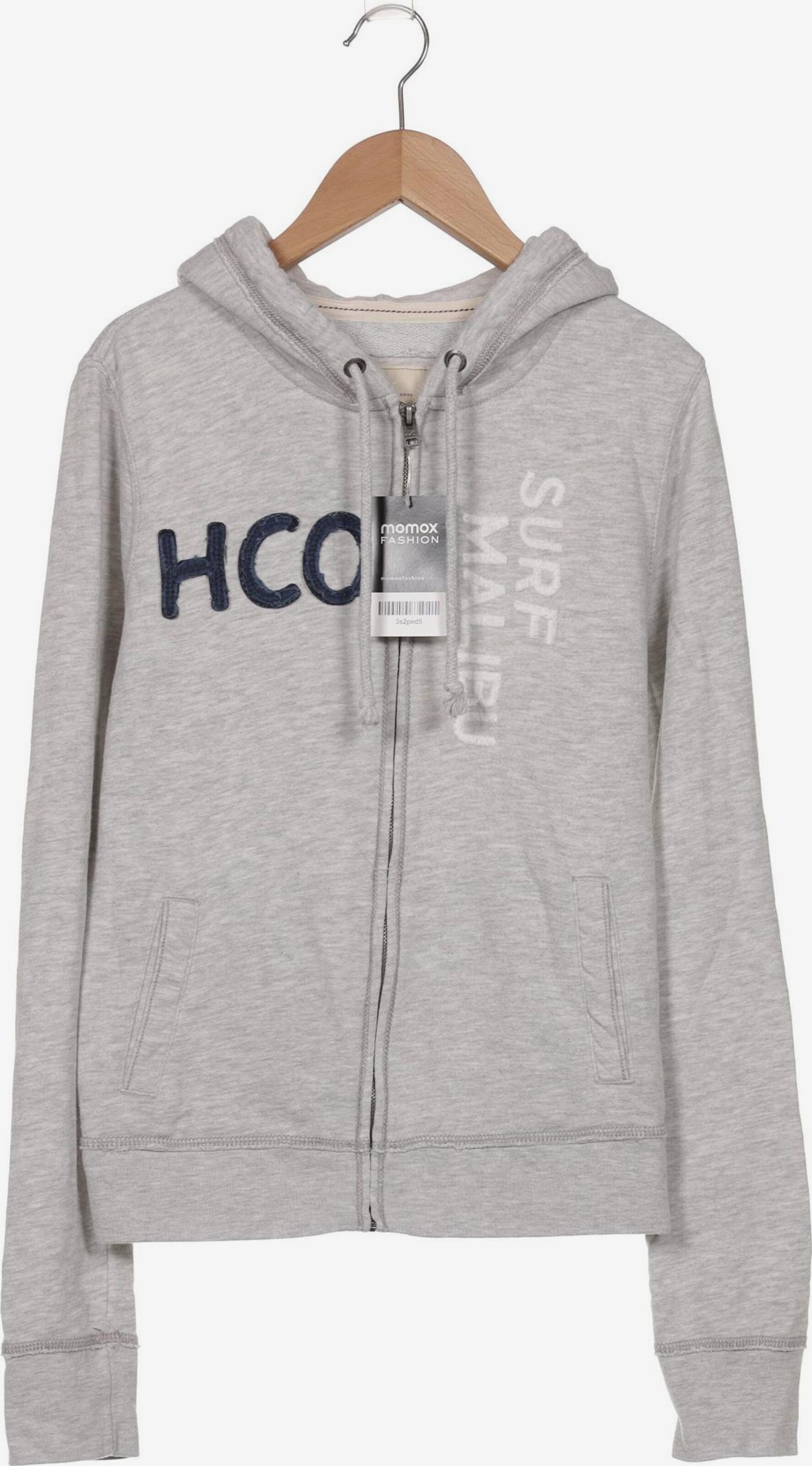 HOLLISTER Sweatshirt Zip Up Hoodie in L in Grey ABOUT YOU