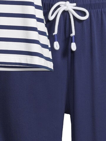 Mey Pajama 'Solid Love' in Blue