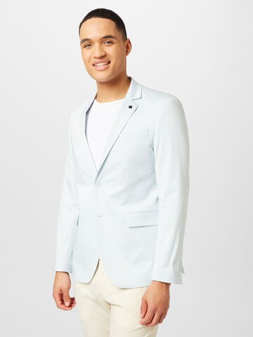 Karl Lagerfeld - Slim Fit Jaqueta 'Clever' em azul: frente