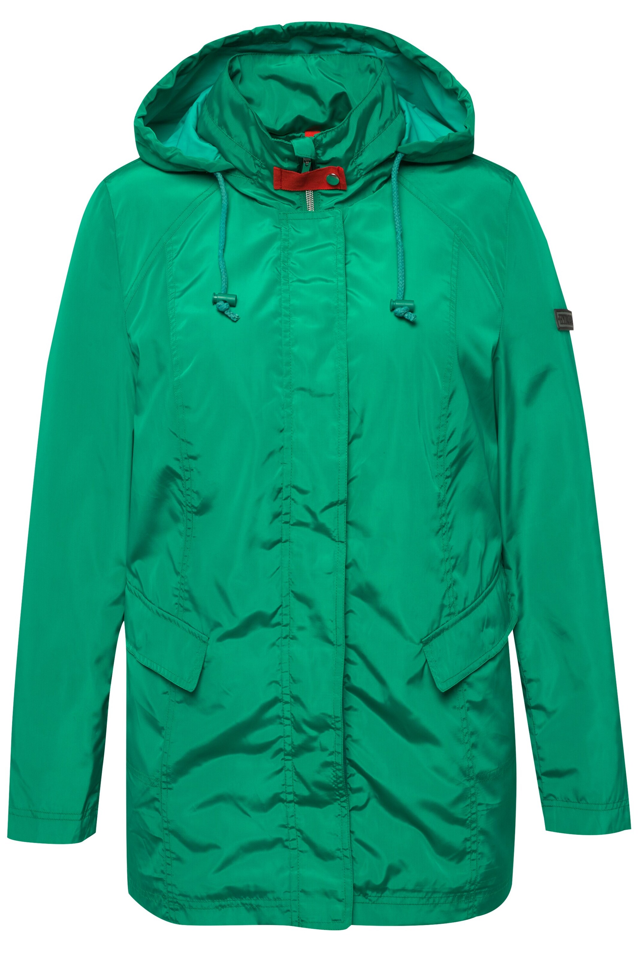 Ulla Popken Tussenjas in Groen: voorkant