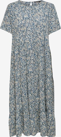 Robe d’été 'Abigail' ONLY en bleu : devant