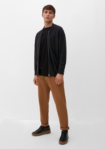 s.Oliver Sweat jacket in Black