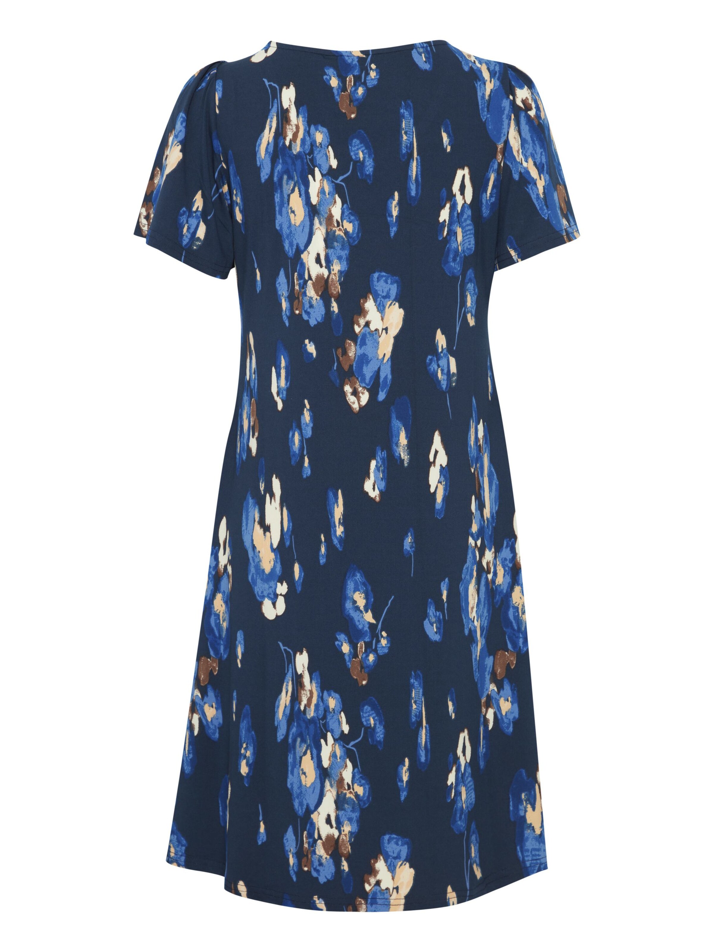 Fransa Dress 'Seen' in Blue: front