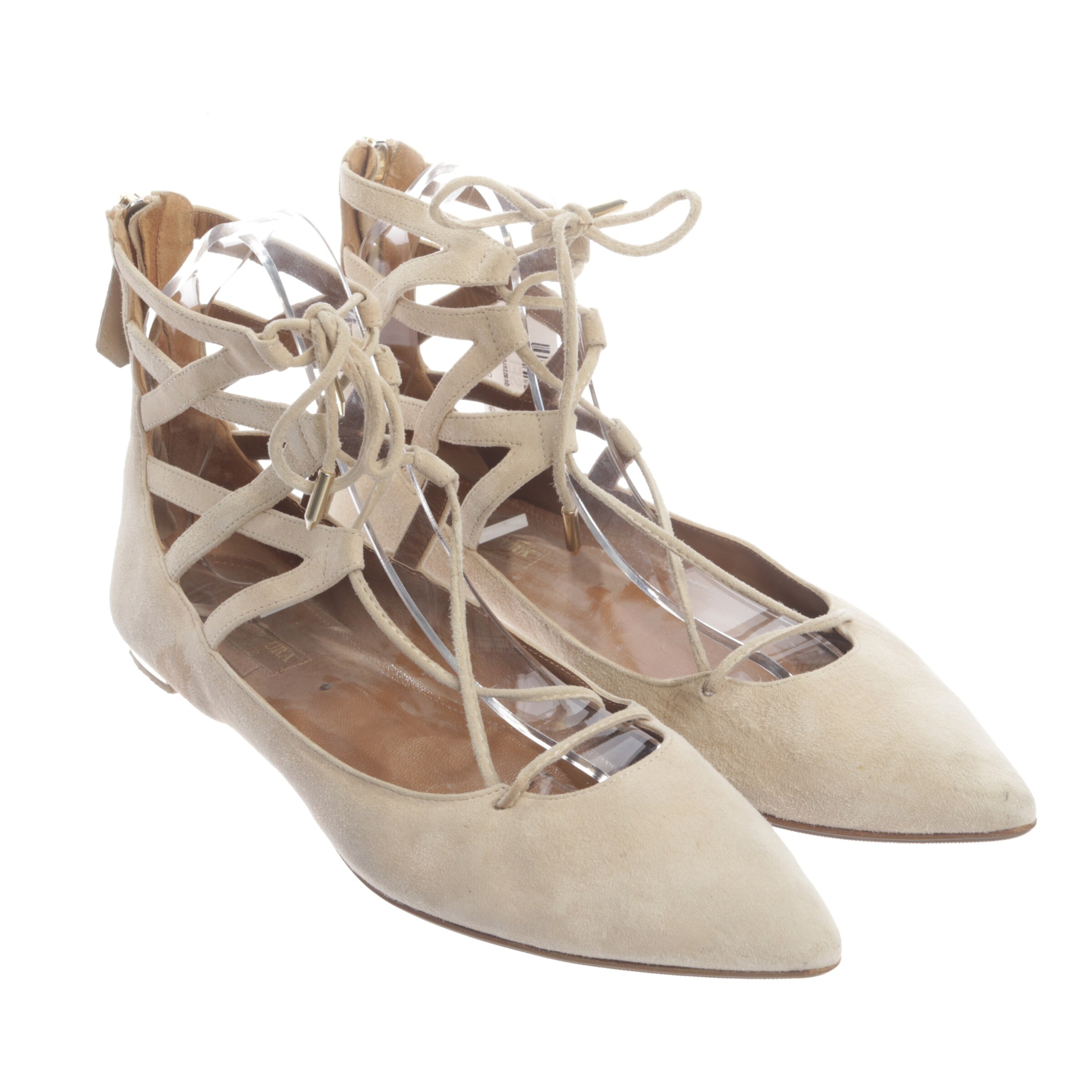 Aquazzura Halbschuhe 37,5 in Weiß: Vorderseite