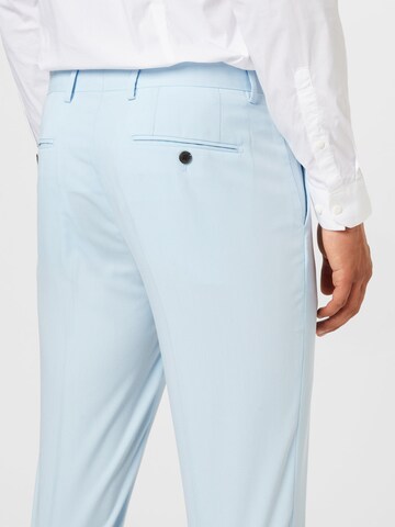 JACK & JONES Slim fit Pleated Pants 'Franco' in Blue