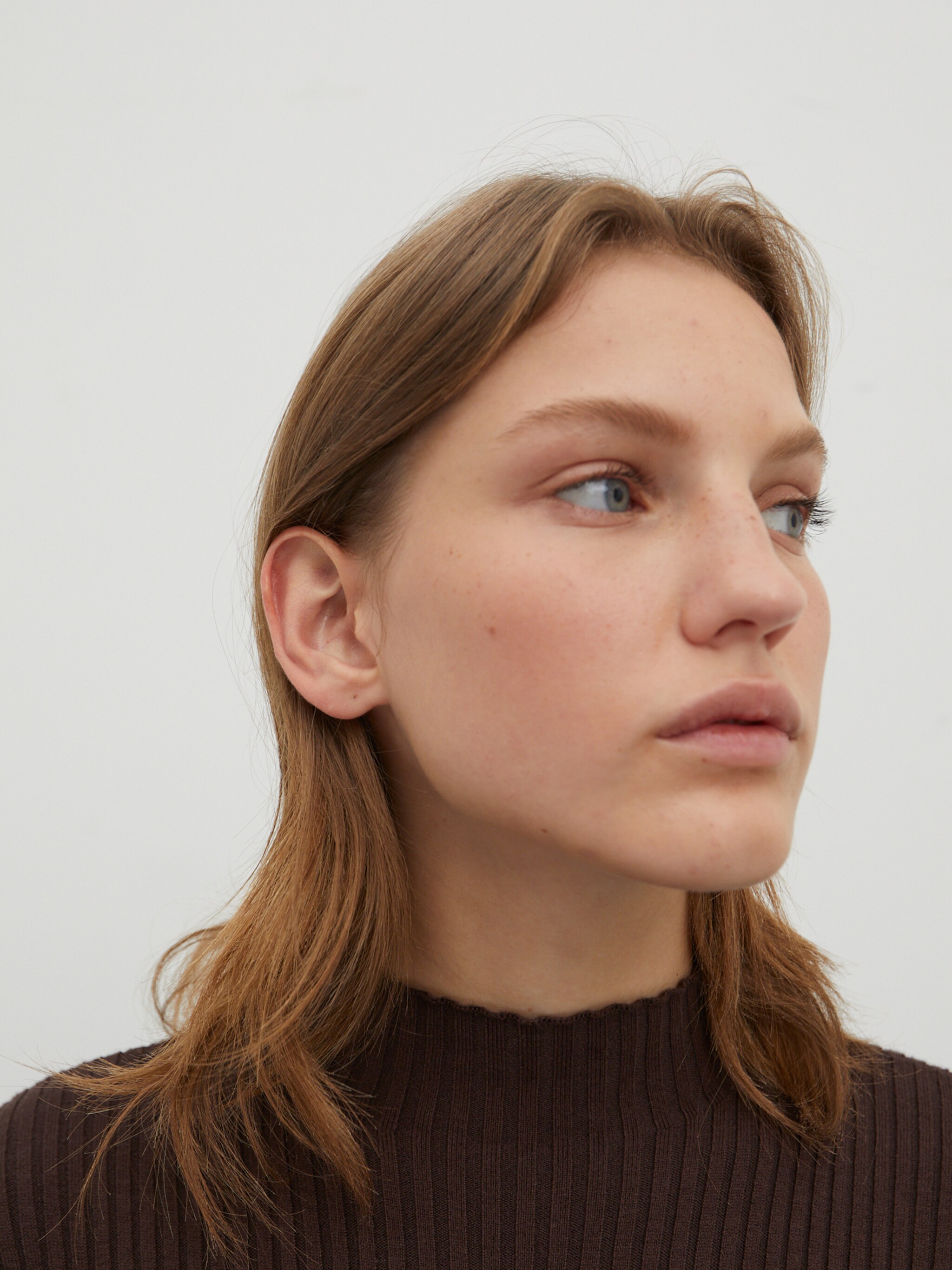 EDITED Producten Jurk 'Hada' Donkerbruin