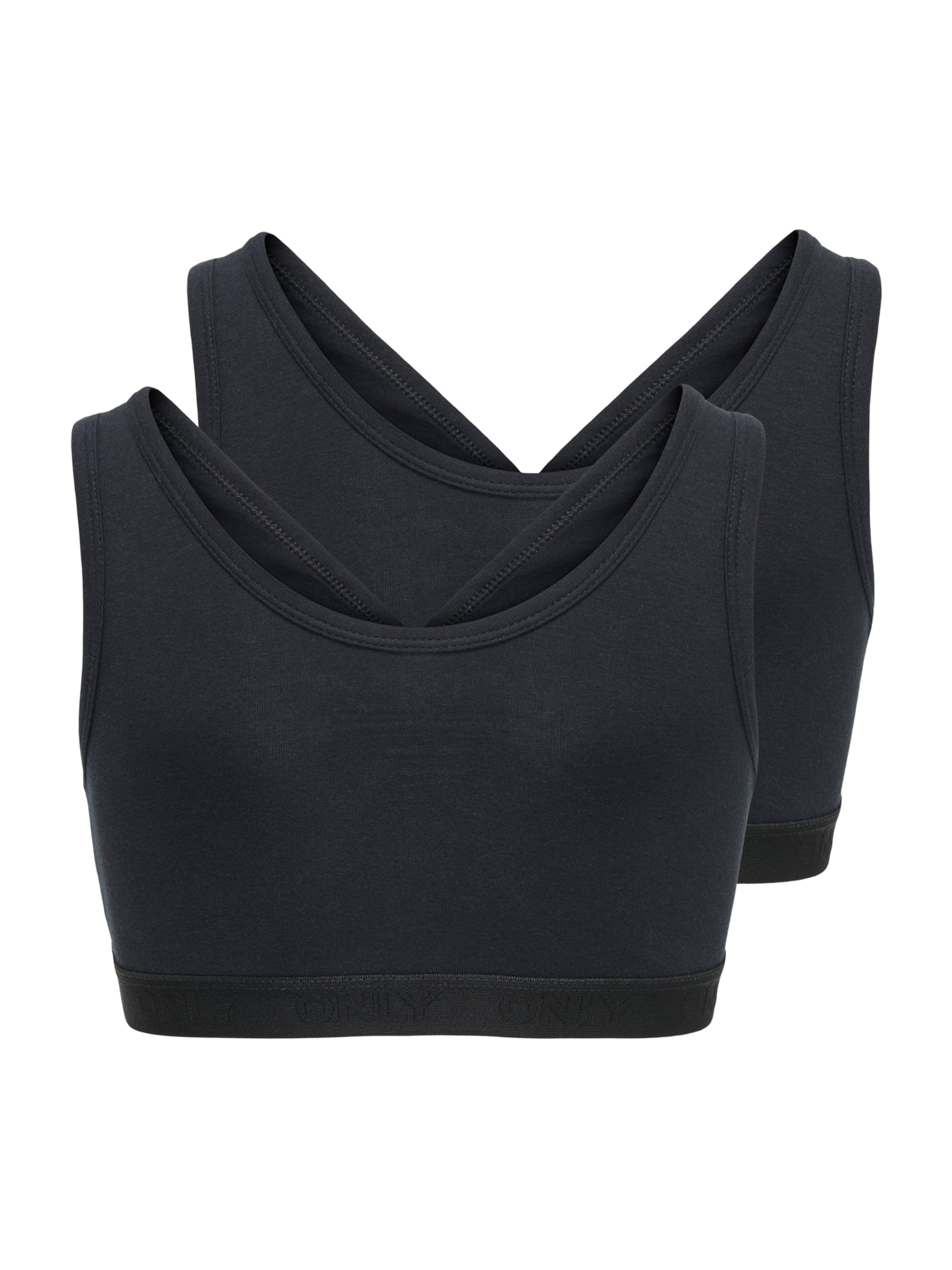 ONLY GIRLS Bustier Biustonosz 'KOGLOLA' w kolorze czarny