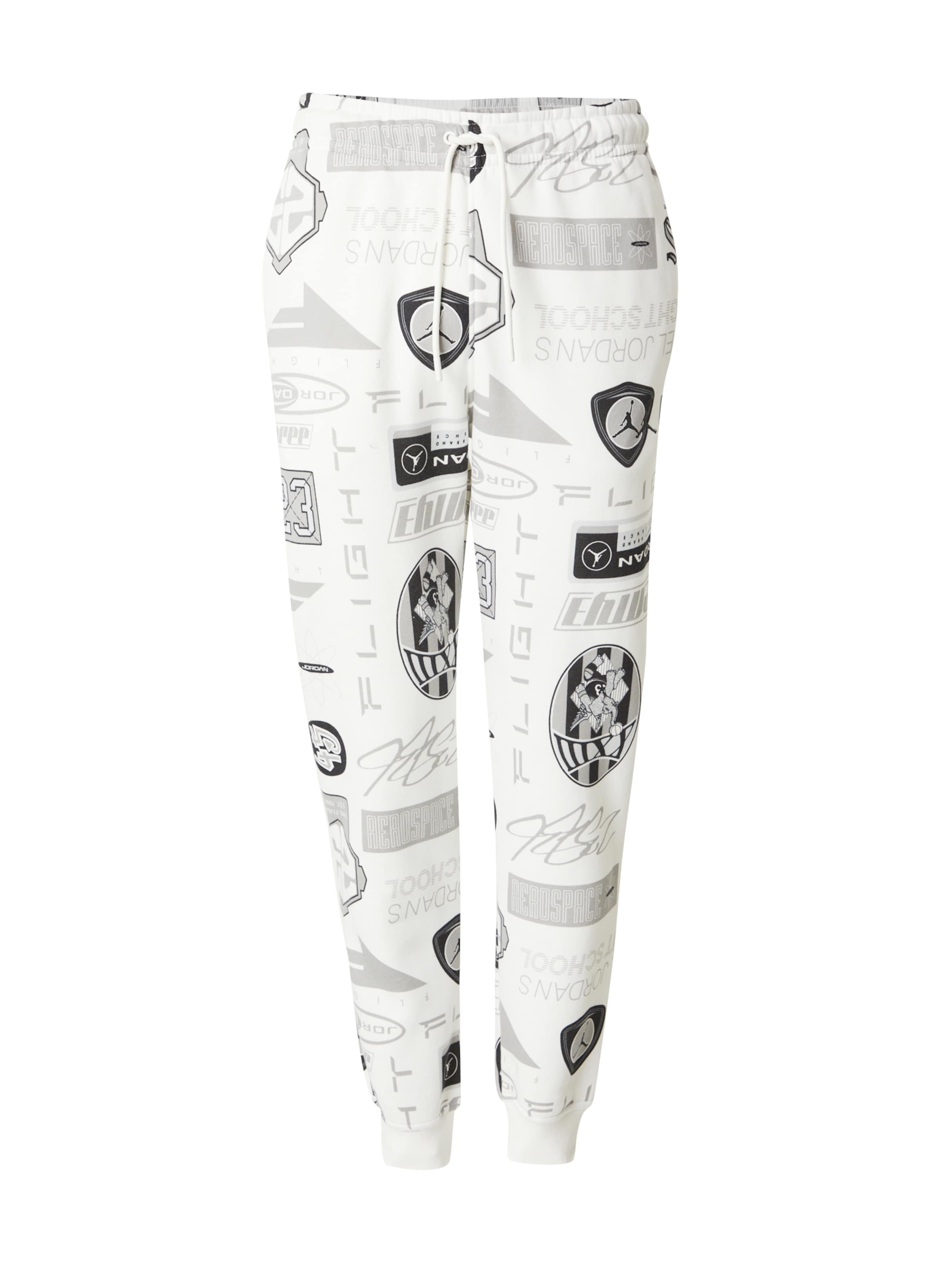 Jordan Tapered Παντελόνι 'ESS' σε λευκό: μπροστά