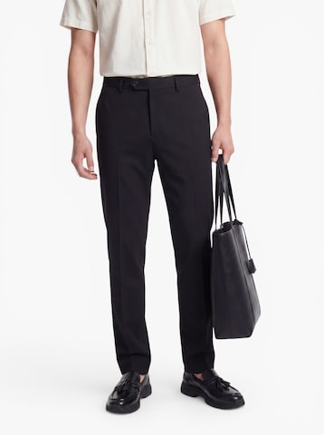 JACK & JONES Slimfit Hlače na rob 'JPRSOLARIS' | črna barva: sprednja stran