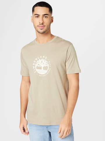 Tricou de la TIMBERLAND pe verde: față